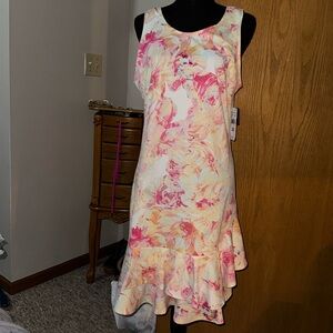 Pastel colored flowy dress